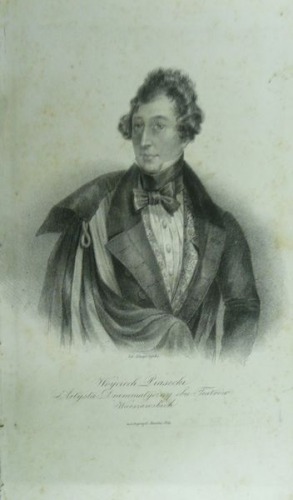 Piasecki Wojciech, artysta dramatyczny, litografia,XIX w.