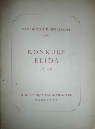 Konkurs o nagrodę firmy Elida 1928 Zachęta