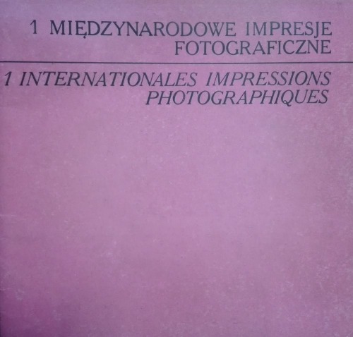 1 Międzynarodowe Impresje Fotograficzne 1971