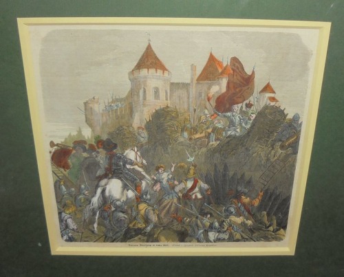 Olsztyn (pow. częstochowski) - obrona w 1587 roku, wg. J. Kossaka