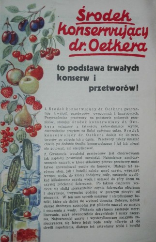/Reklama/Środek konserwujący dr.Oetkera, przed 1939