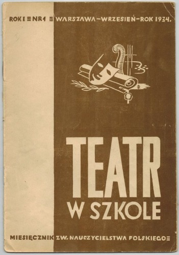Teatr w Szkole nr1 z 1934 i 4-5 z 1938-39