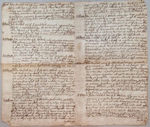 Zeznanie świadka – dot. kasztelaństwa w Liwie [XVIIIw.?, Dąbrowski, sprawa matrymonialna?]