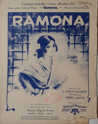 Morskie Oko -Ramona,1927