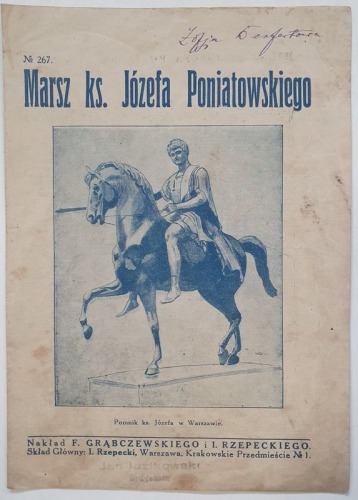 Marsz ks.Józefa Poniatowskiego, Moniuszko - Grąbczewski,Rzepecki No 267