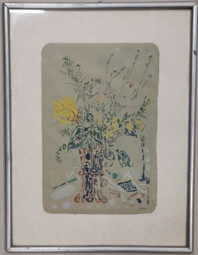 Kraupe – Świderska Janina, Martwa natura – wazon z kwiatami