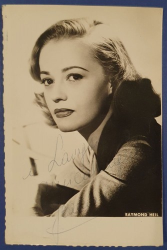 Moreau Jeanne - zdjęcie z autografem