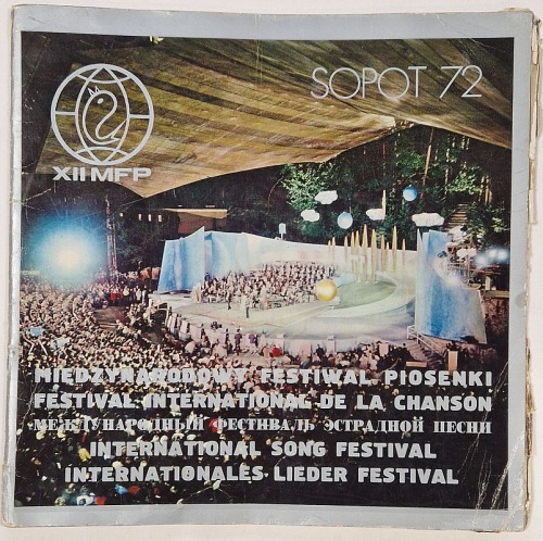 [Sopot Festiwal 1972] - program i spis uczestników - liczne autografy.
