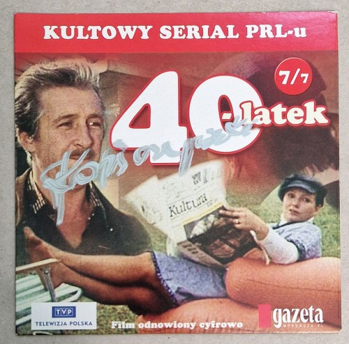 Kopiczyński Andrzej - kartonik po płycie DVD - autograf.