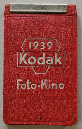 Kieszonkowy Kalendarz Podręcznik Kodak Foto i Kino Amatora 1939 Roku.
