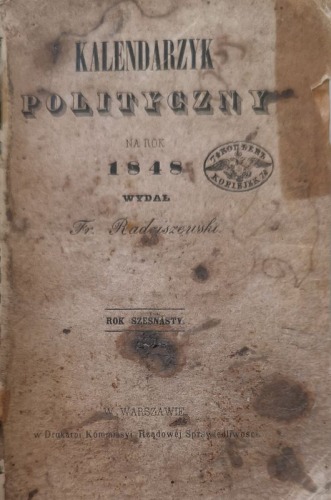 Kalendarzyk Polityczny na rok 1848 