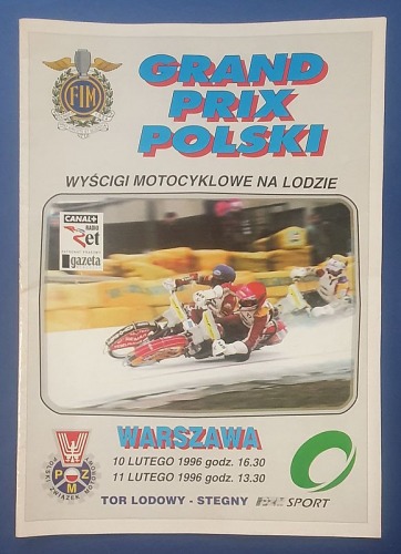 Grand Prix Polski - Wyścigi motocyklowe na lodzie, 1996
