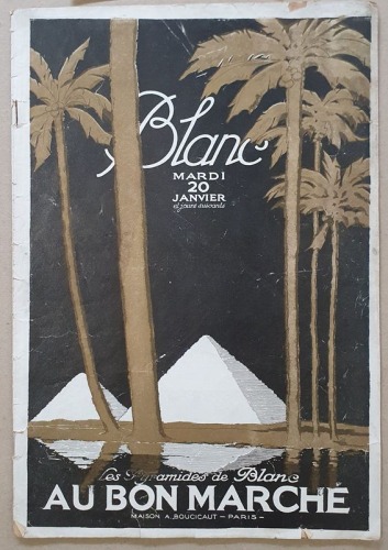 [Katalog wysyłkowy, bielizna] Au Bon Marche, Paris – Les Pyramides de Blanc, 1924