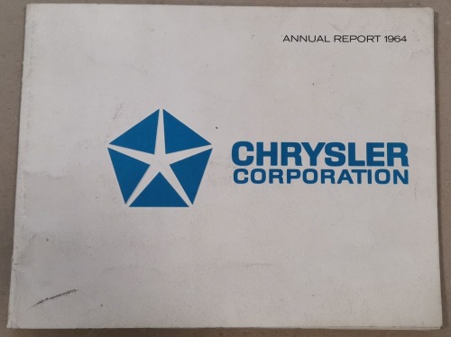 /Reklama/ Chrysler Corporation. Annual Report 1964 – sprawozdanie roczne.