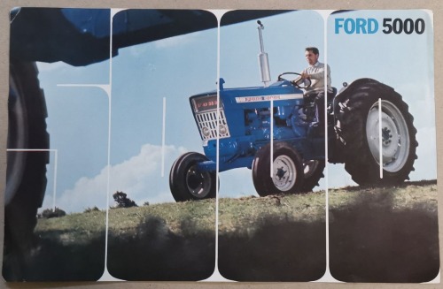 /Reklama/ Ford 5000 – Specification [1969r., broszura, traktor] 