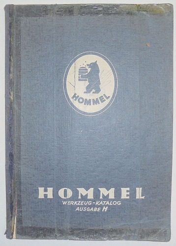 [Katalog] Hommel-Werkzeuge, narzędzia, ok.1930