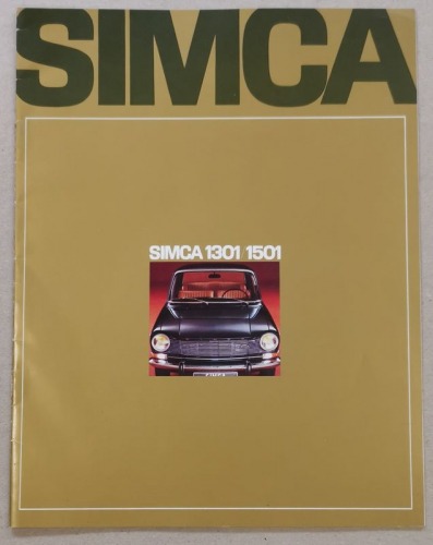 /Reklama/ SIMCA 1301/1501 (Gl, Special) 1968 [francuski Fiat → Chrysler, po angielsku]