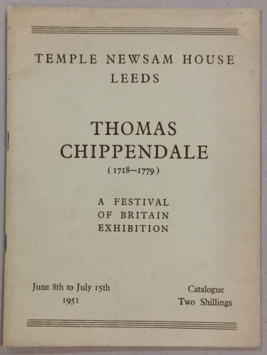 /Katalog/Chippendale Thomas. A Festival of Britain exhibition, 1951.