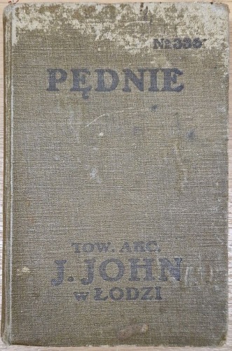 /Cennik/ J.John Tow. Akc. w Łodzi – pędnie, nr 336.