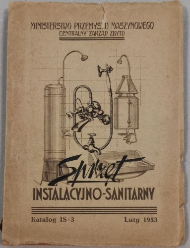 /Katalog/ Sprzęt instalacyjno-sanitarny, 1953.