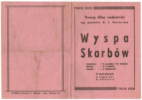 Wyspa skarbów, [ok. 1946]
