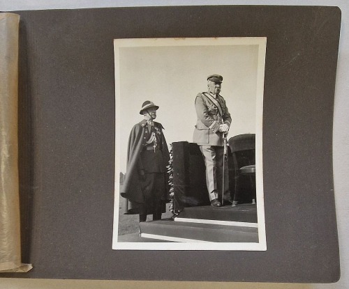 [Fotografia 3]Marszałek J. Piłsudski i płk. W.Wartha, Święto Kawalerii [Kraków, 1933]
