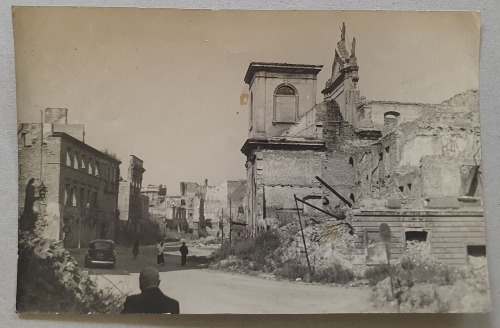 Kościół św. Jacka (Dominikanów) przy ul. Freta, ok 1945-48