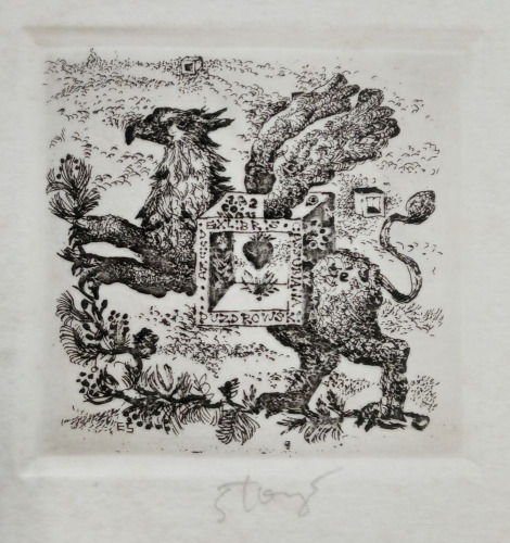 Eidrigevičius Stasys - Ex libris cassubiana Puzdrowski.