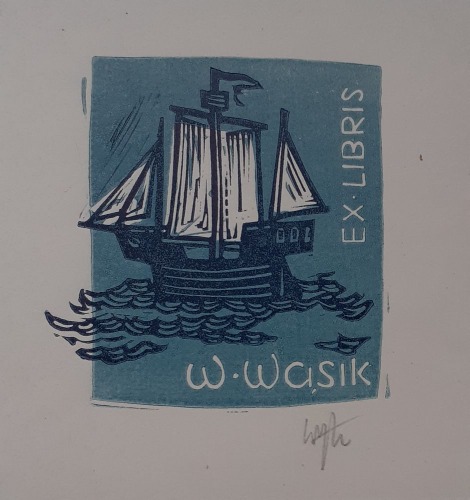 Łuczak Wojciech - Ex libris W.Wąsik, 1965