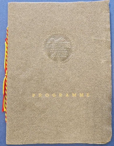 VIII Program Międzynarodowego Kongresu Bibliofilów