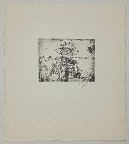 Stryjec Ryszard - Ex Libris Edmunda Puzdrowskiego, 1971.