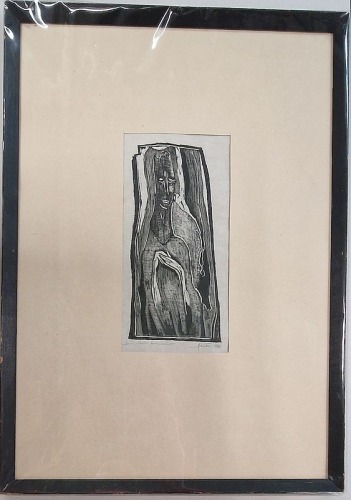 Alster Antoni, "Smutek" drzeworyt, 1966r.