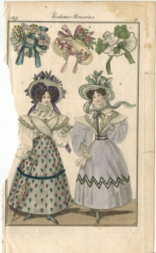 Costumes Parisiens ,  nr 30, 1829 r.