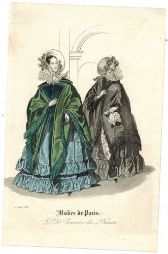 Modes de Paris Petit Courrier des Dames, 10 Paź. 1838 r.
