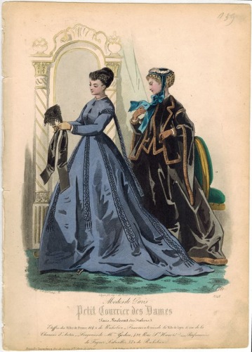 Modes de Paris Petit Courrier des Dames, nr 3548 ,1867r.