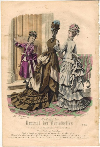 Journal des Demoiselles et petit Courrier des Dames Reunis, nr 3969, 1874r.