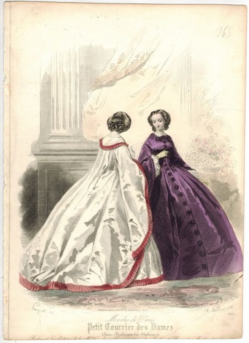 Modes de Paris Petit Courrier des Dames, nr 3046 , ok. 1859 r.