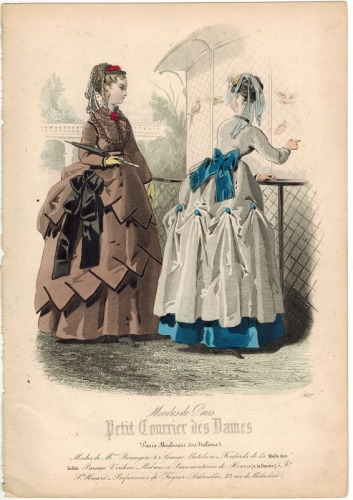 Modes de Paris Petit Courrier des Dames, nr 3629 , ok.1868r.