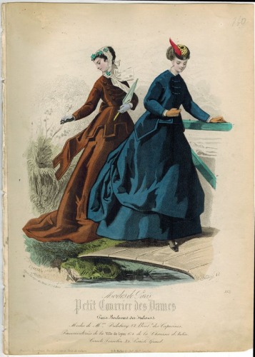 Modes de Paris Petit Courrier des Dames, nr 3574 ,1867r.