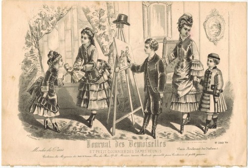 Modes de Paris Journal de Demoiselles, nr 3969 bis, 1874 r.