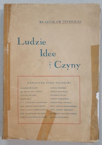 Studnicki Władysław - Ludzie Idee i Czyny, [post 1936]