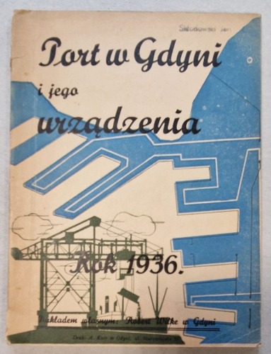 Port w Gdyni i jego urządzenia, 1936