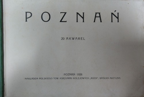 /Poznań/ akwarele 1926r.