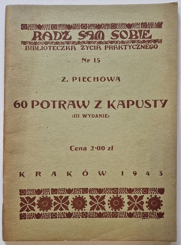 Piechowa Z.: 60 potraw z kapusty, 1943