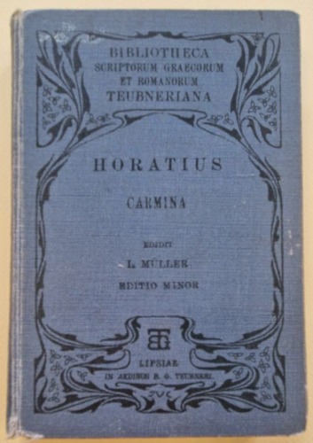 /łacina/ Horacy: Carmina. Bibliotheca Teubneriana, 1904