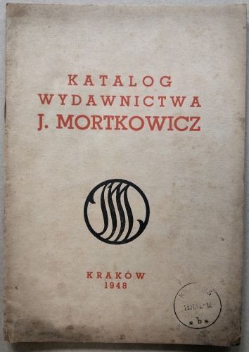 Katalog Wydawnictwa J.Mortkowicza 1948