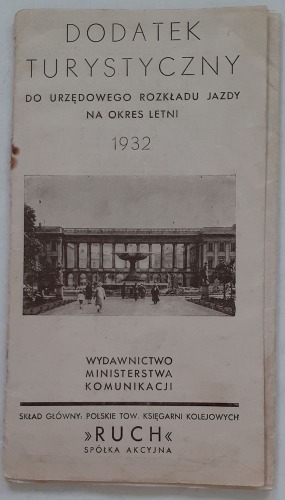 Orłowicz M.: Przewodnik po Warszawie i okolicy, 1932