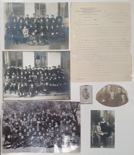 Gimnazjum im. Staszica w 1912-13 i inne fotografie z E. Zdanowskim – nauczycielem