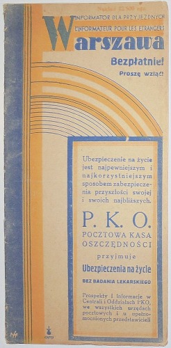 Informator dla przyjezdnych, Warszawa 1928, nr 7