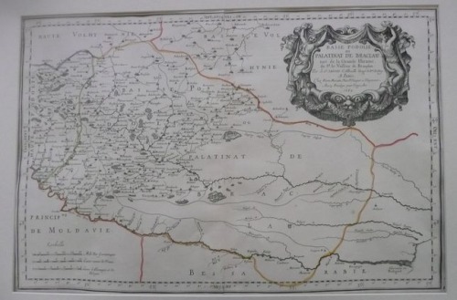 Ukraina - Podole wsch. , Sanson 1665r.